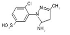 1-(2-Chloro 5-Sulfo Phenyl)-3 Methyl-5 Amino Pyrazole